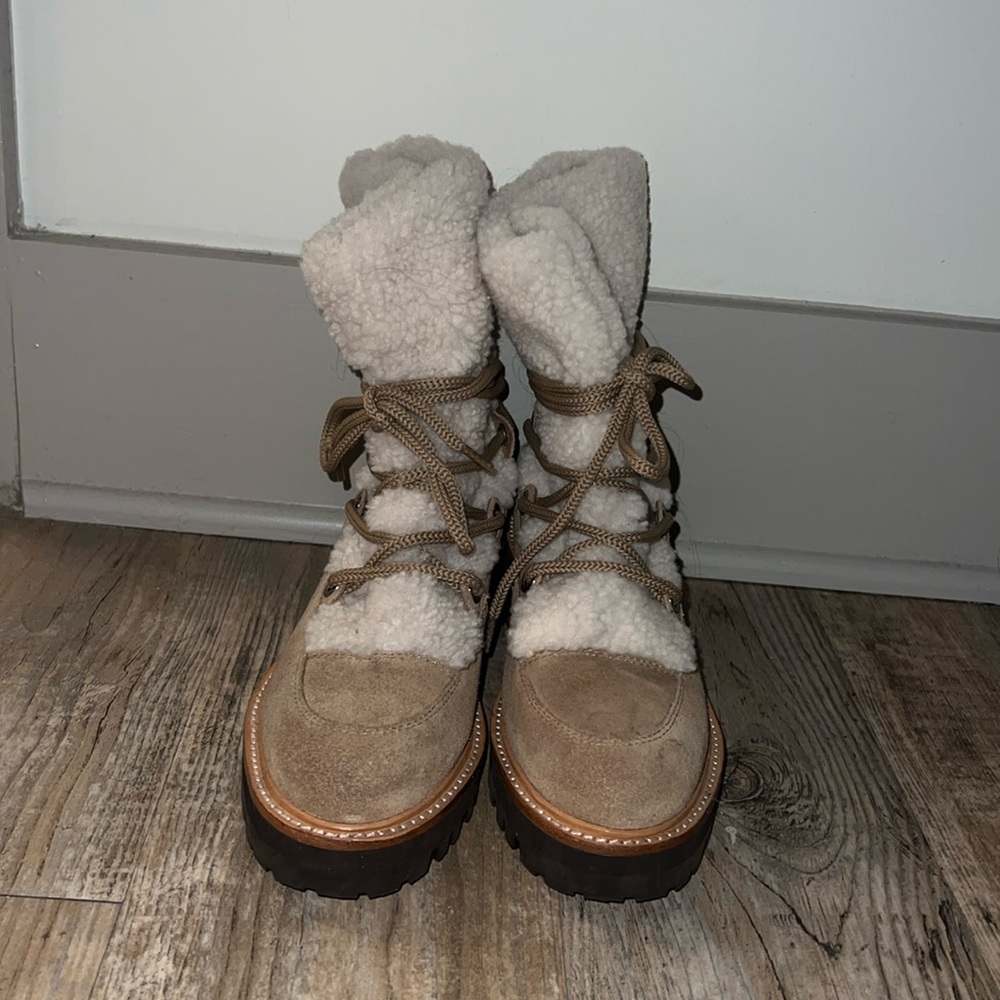 Marc Fisher shearling boots